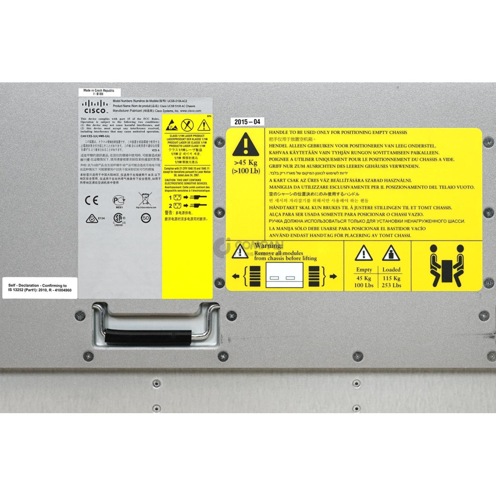 UCS-SP-INFRA-CHSS CISCO UCS 5108 BLADE SERVER CHASSIS